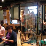 Knitting the Harbour...Collaborative weaving Helen Johnston 2010