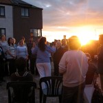 To sunlit sea & safe harbour...quayside sea shaties & stories Aug 2010